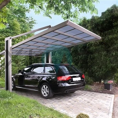 Prodejní polykarbonátový kryt na auto UV ochranný kryt pro parkování